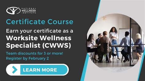 worksite wellness certification|Worksite Wellness Specialist Certificate Course.
